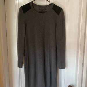 Rag & Bone long sleeve knit merino wool dress